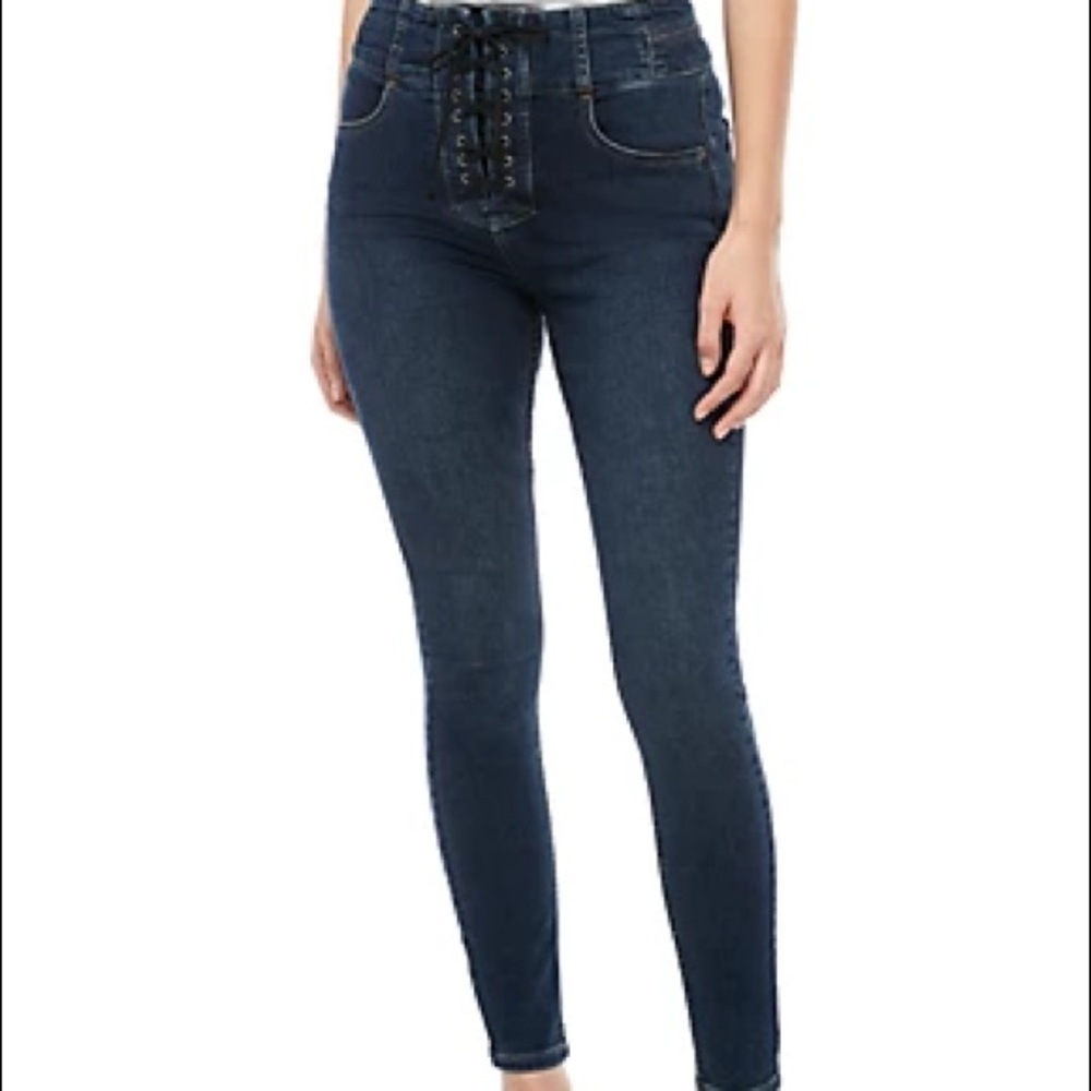 Free People Curvy Lovers Knot Jeans